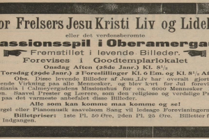 Bilde av Godtemplarlokalet (Teaterlokalet) var den første kino i Sandefjord